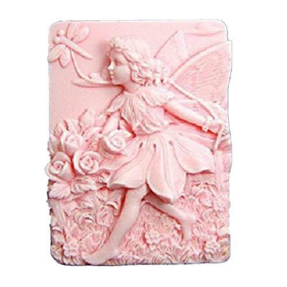 Pinkie TM Morning Glory Moule à Savon En Silicone, Résine Argile Chocolat Candy Moule à Gâteau En Silicone, Fondant Décoration De Gâteaux Outils