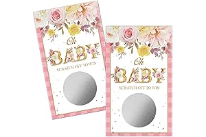 Haizct Bridal Shower Scratch Off Game Cards for Country Wedding