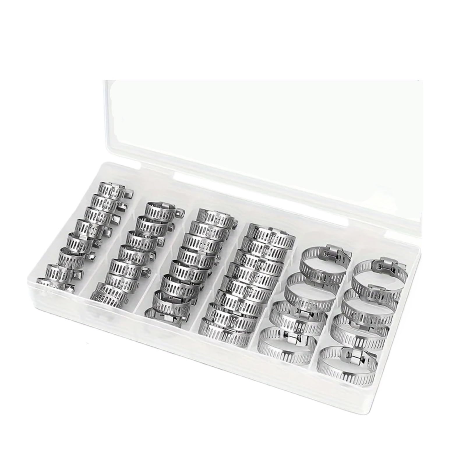 Jeu de colliers serrage à vis sans fin, 40 pièces