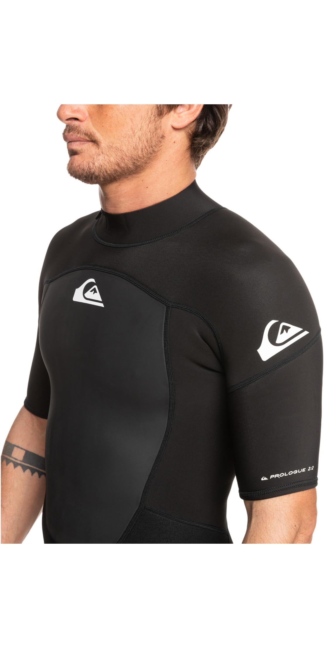 Quiksilver 2/2mm Prologue Traje de Surf Manga Corta Cremallera Espalda Hombre