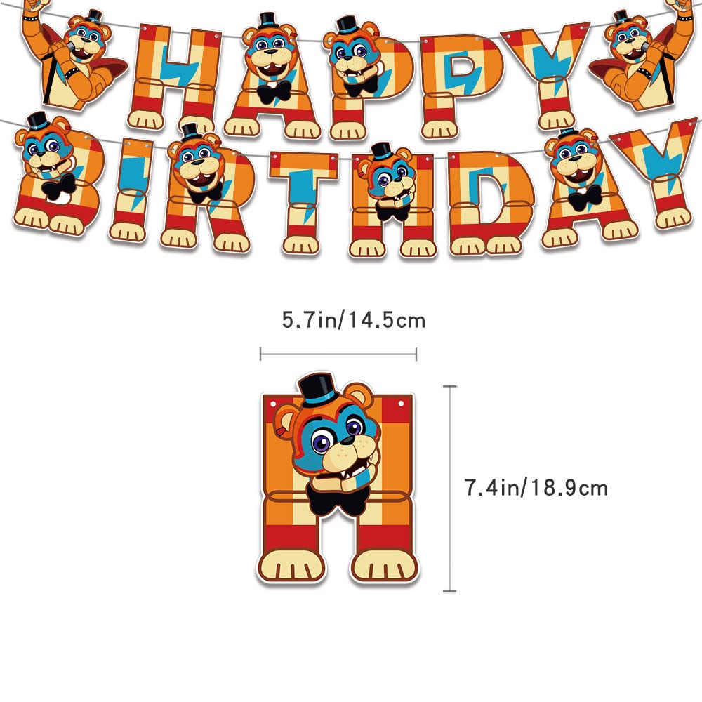 Five Nights At Freddy's Birthday Party Set - Banner, Ballons & Deko Für Perfekte Feier