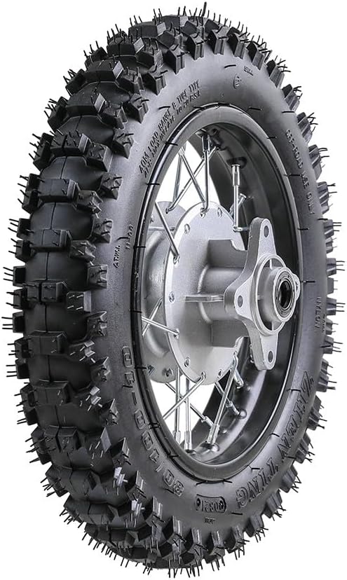 TDPRO 10" Rear Wheel 80/100-10 Tire Rim for Drum Brake Dirt Pit Bike KLX110 KX65 CRF50