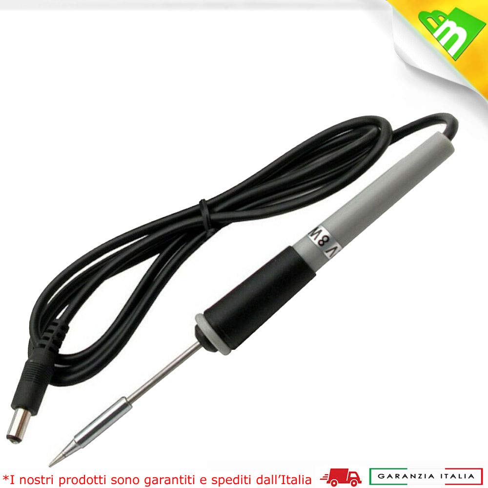 Stazione Saldante ZD-927 8W con Punta Fine 0,3mm Temperatura Regolabile 100-450°C