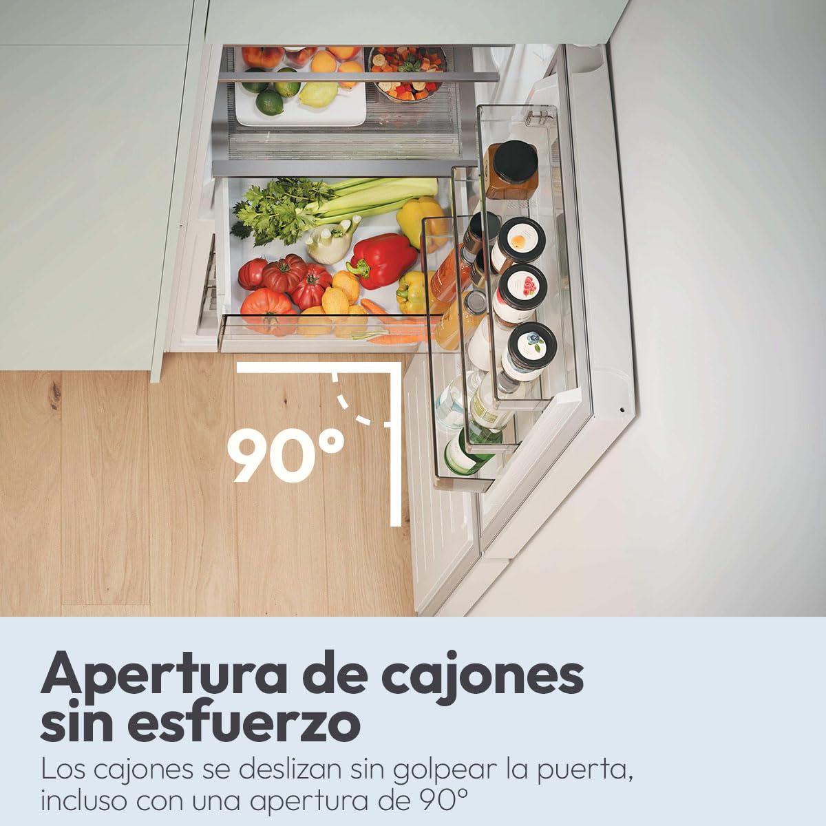 CANDY Fresco Style CNCQ2T6S18DX, Frigorífico Combi, Ancho 59,5cm, Altura 185cm, 315L, Total No Frost, Motor Inverter, Cajón Humidity, Control Digital Interno, Luz LED, Puertas Reversibles, Inox