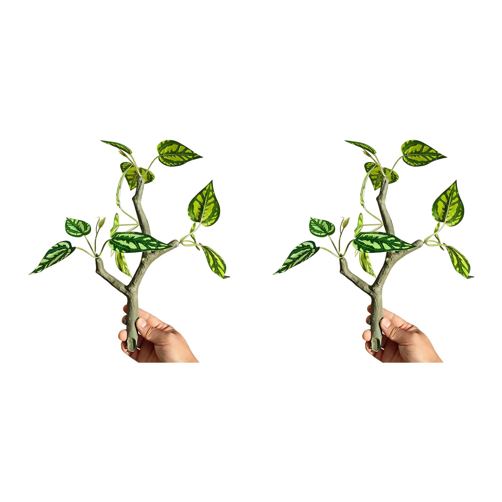 Oxxggkao Of 2 Climbing Vine for Reptiles Exercise Resin Landscape Branch for Terrariums Home Aquariums Decoration Aquarium Landscape