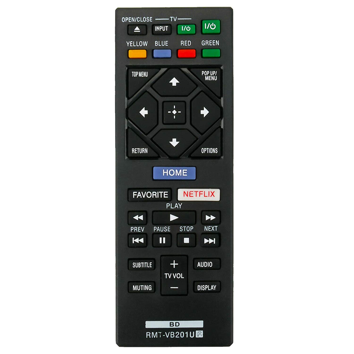 ALLIMITY RMT-VB201U RMTVB201U Replacement Remote Control fit for Sony Ultra HD Blu-ray DVD Player UBP-X700 UBPX700