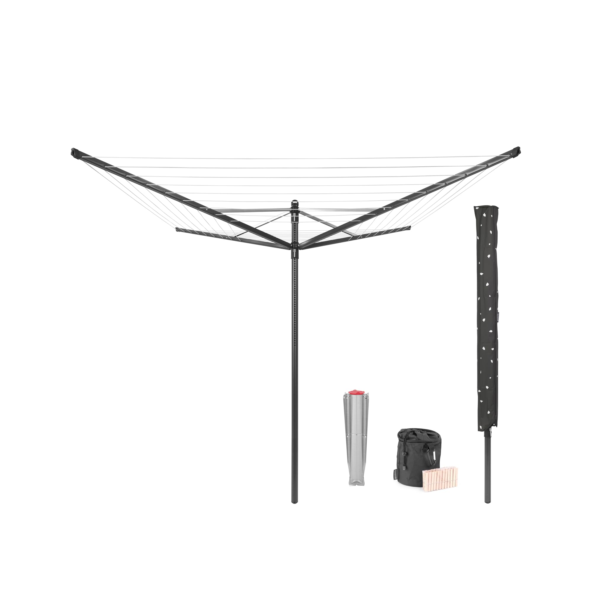 Amazon.com: Brabantia Lift-O-Matic Outdoor 4 Arm Clothesline (164