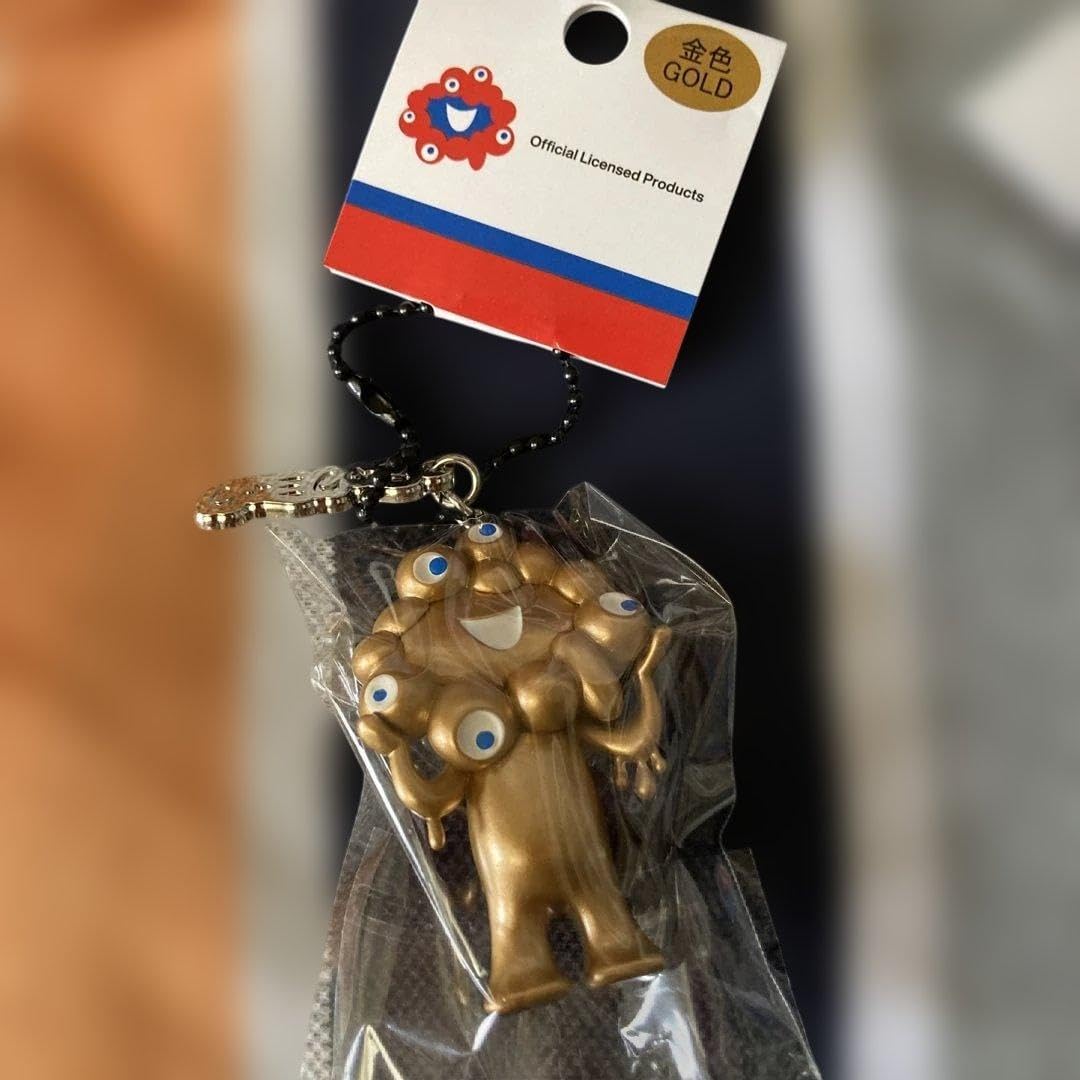 2025大阪・関西万博公式ライセンス商品」の新アイテムが続々登場！〜 2024年9月中旬より順次発売 〜 | 株式会社ヘソプロダクション 大阪関西万博expo 2025の金色の金のミャクミャクキーホルダー