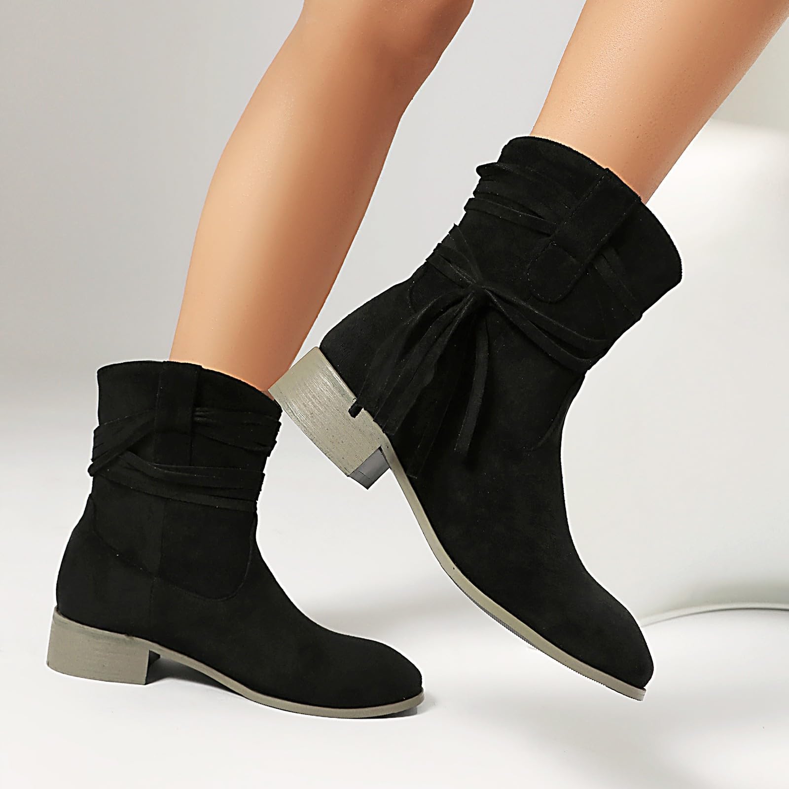 Bottes Femme Confortables Impermeable Bottines Antidérapantes Légères Chaussures Élégantes Bottines Hauteur Cheville Boots Automne Et Hiver Extra Larges Extra Larges Bottine Pluie Boue Imperméable
