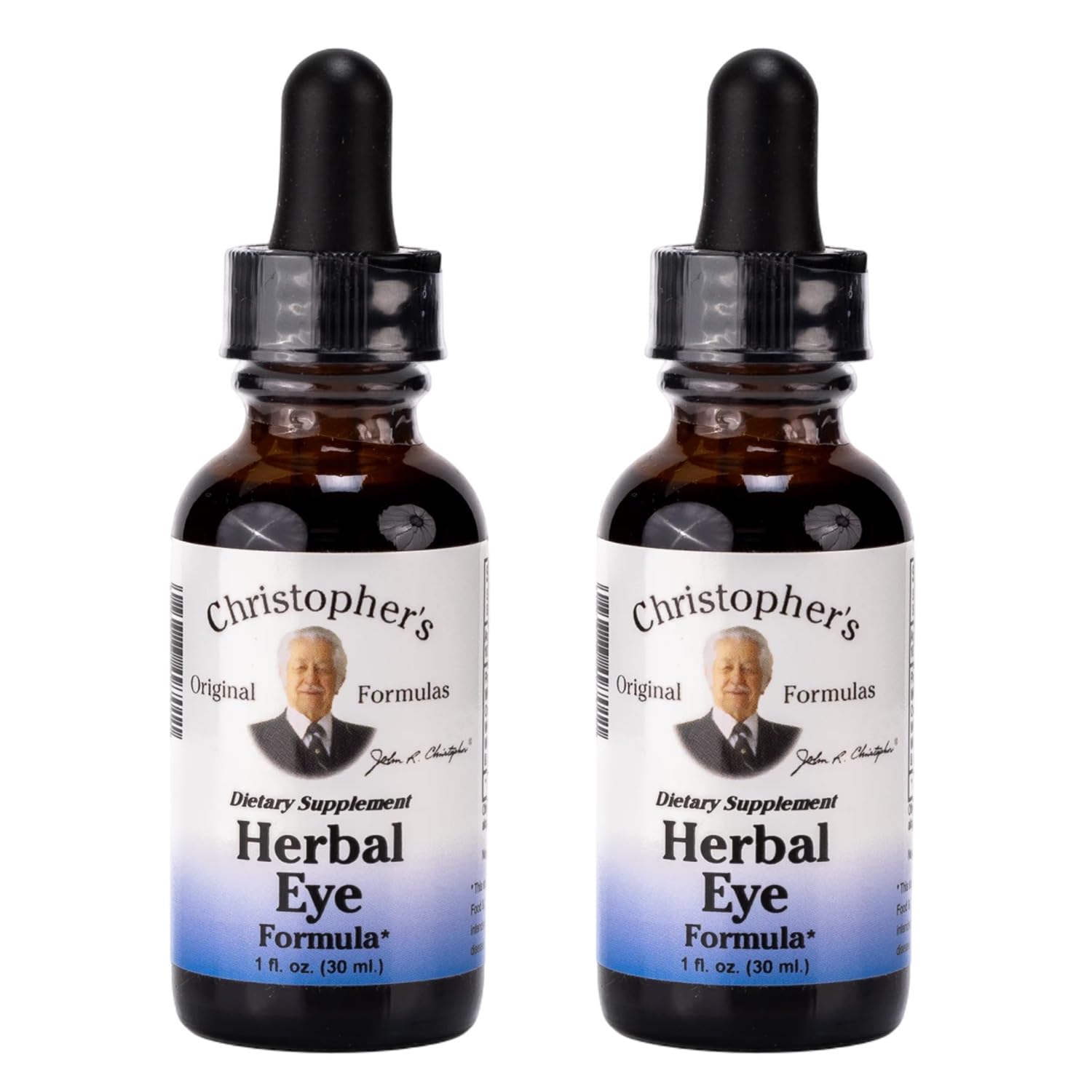 Christopher's Original Formulas Herbal Eyebright Extract, 1 oz Liquid - Natural Eye Support - Pack of 2