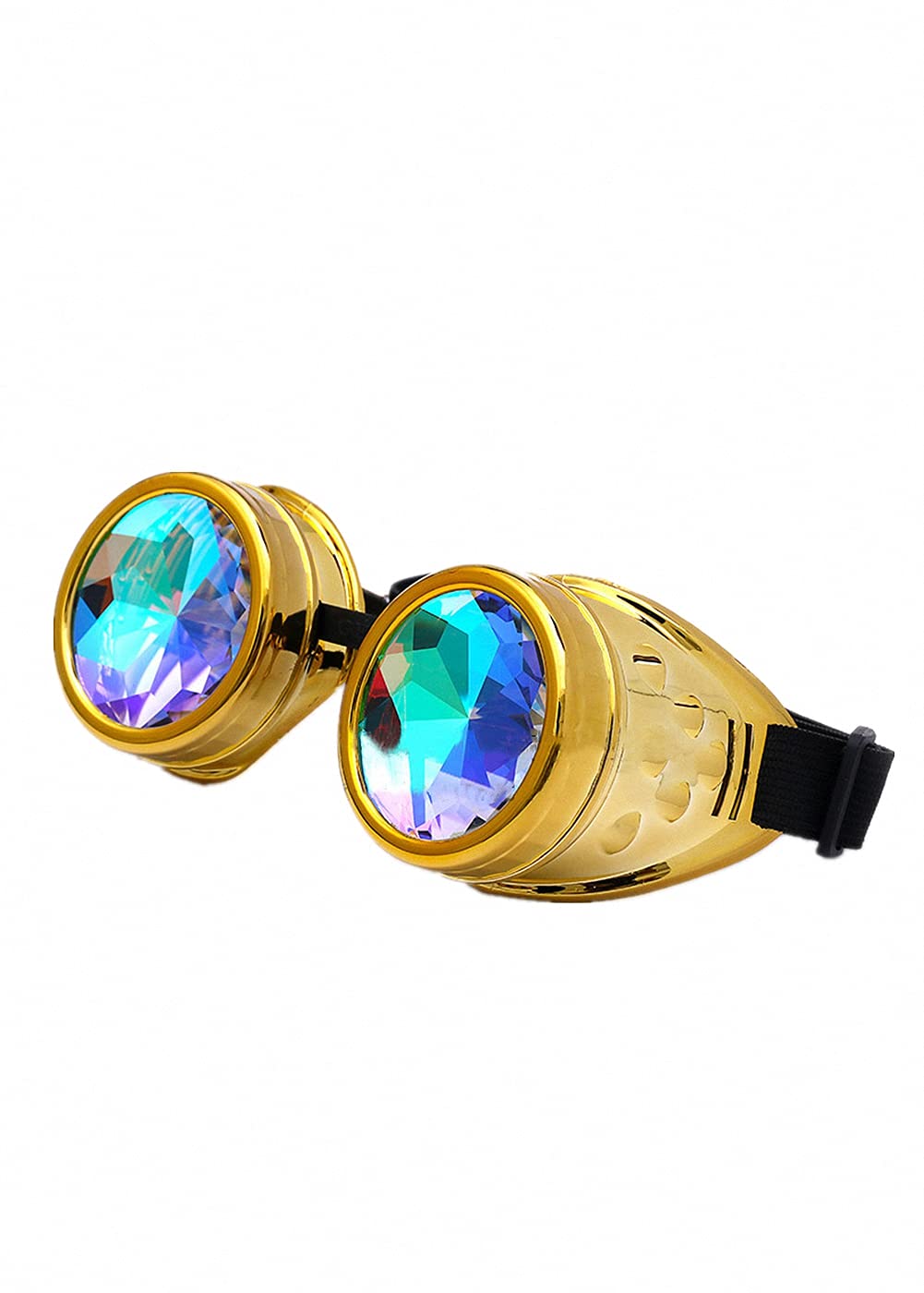 Ulalaza Vintage Steampunk Goggles Glasses Victorian Retro Cyberpunk Gothic Cosplay — image 1