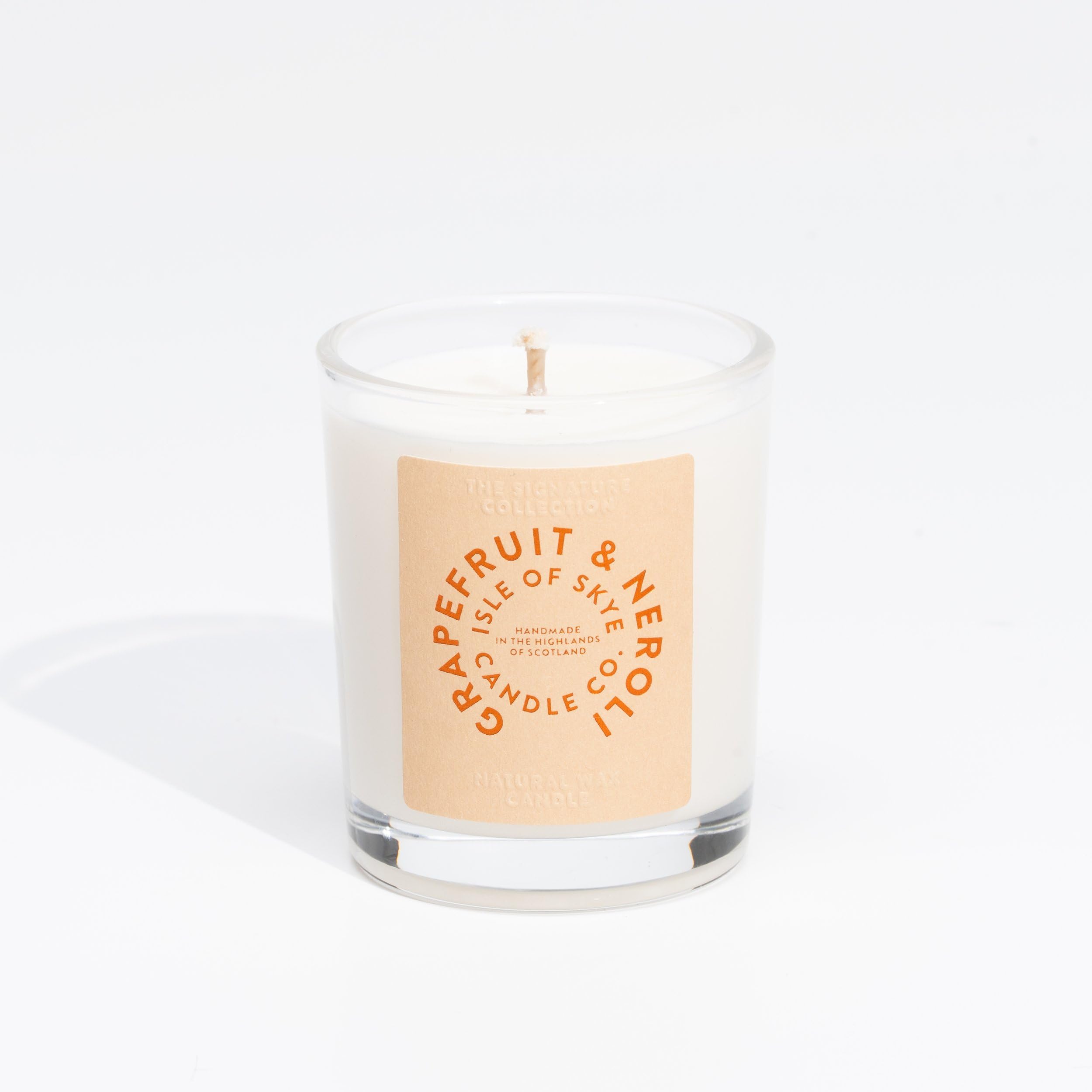 Isle Of Skye Candle Company White Grapefruit & Neroli Votive, Natural Soy Wax, Handmade In Scotland, Premium Scented, 20 Hours Burn Time, Sample Size