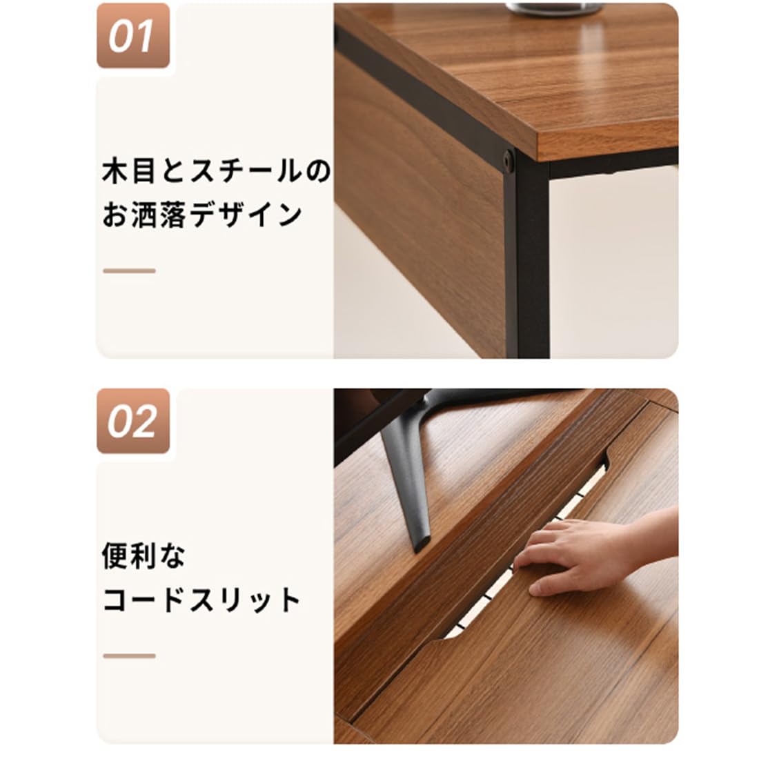 パソコンデスク ハイタイプとロータイプに切り替え可能 多段階調節ホルダー Simpolu パソコンデスク 多段階調節ホルダー付き ハイタイプとロー