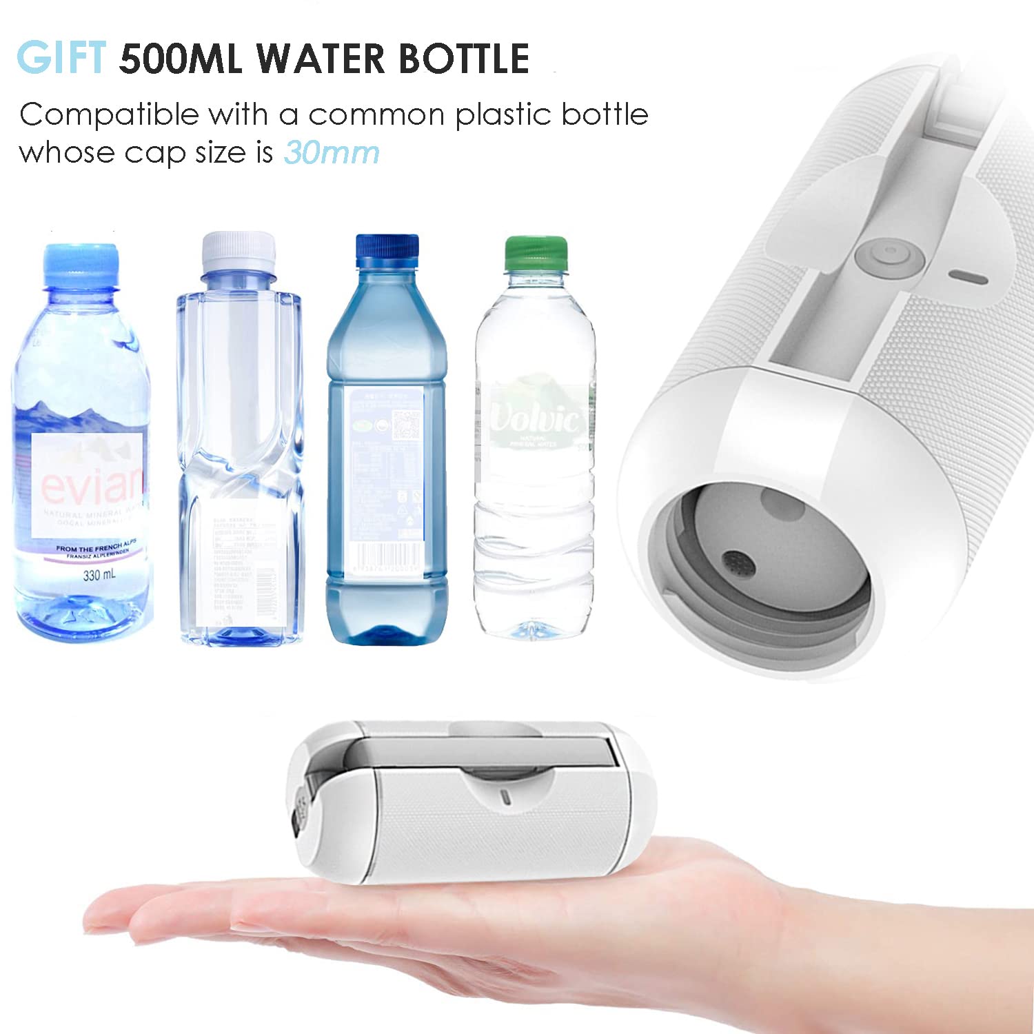 Bidet Portatile Elettrico - Doccia Intima Da 270 Ml, Ad Alta Pressione, Impermeabile IPX7, Per Viaggi - Foto 14