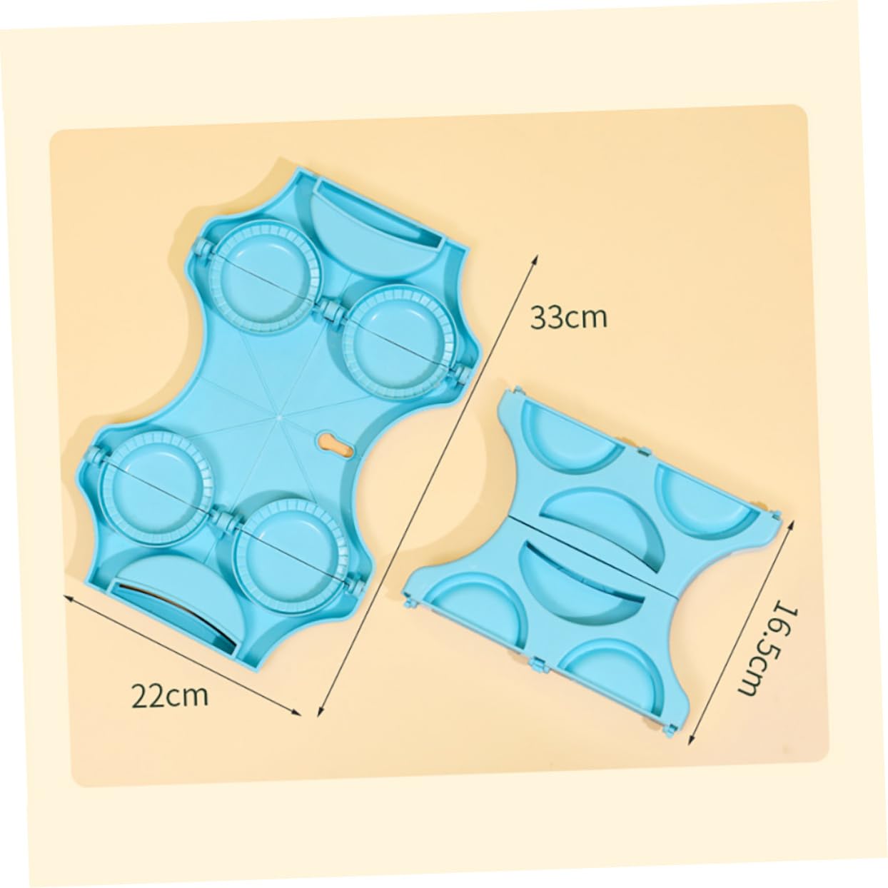 VINTORKY Dumpling Making Molds Dumpling Wrapper Tools for Shaped Dumplings Simple Shape Molds for Kitchen Use for Home Cooking and Gatherings