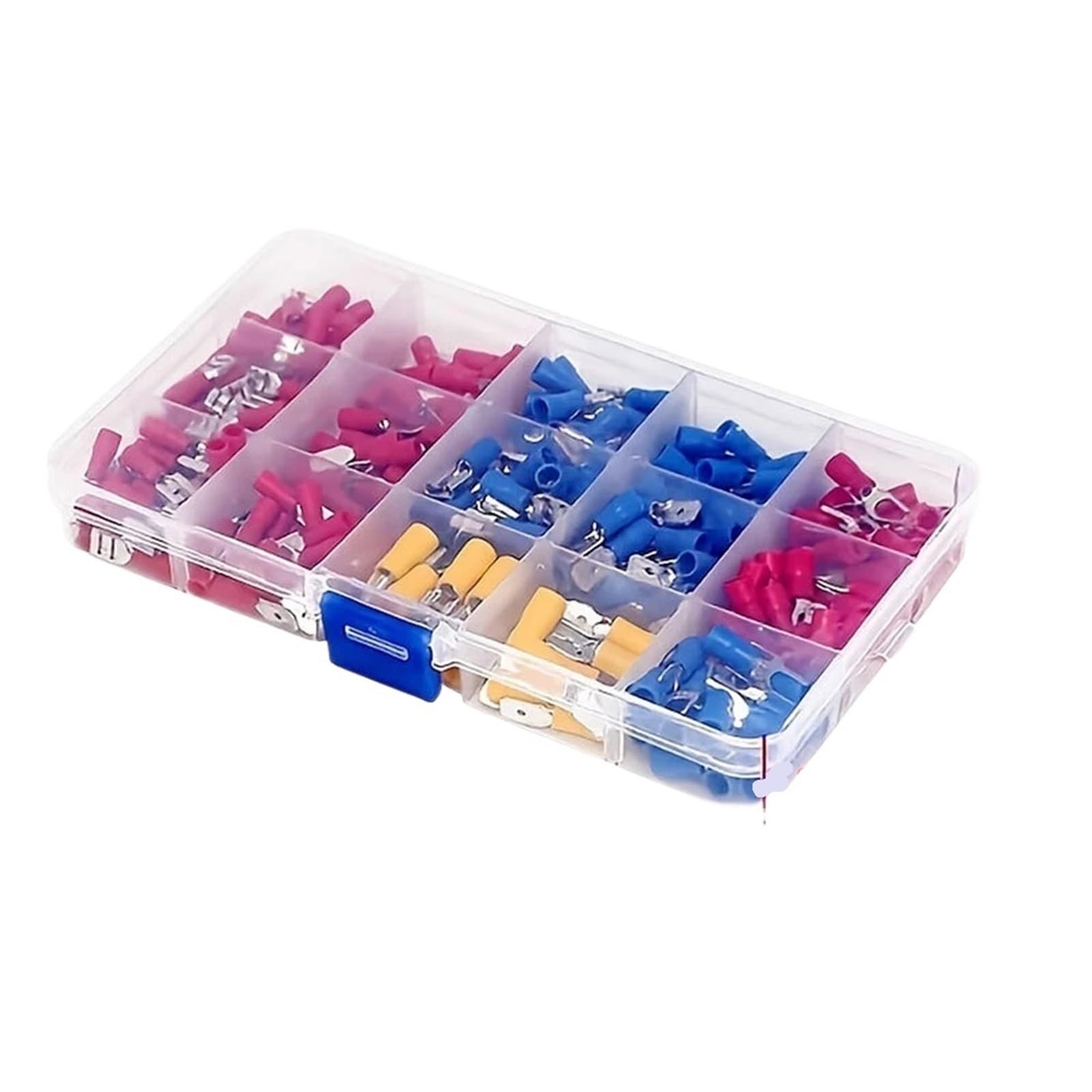 Ciopljhkl One Color 280Pcs Electrical Wire Crimp Spade Butt Ring Fork Set Lugs Rolled Terminals Assorted Kit Connector For Auto Motorcycle Marine Repair