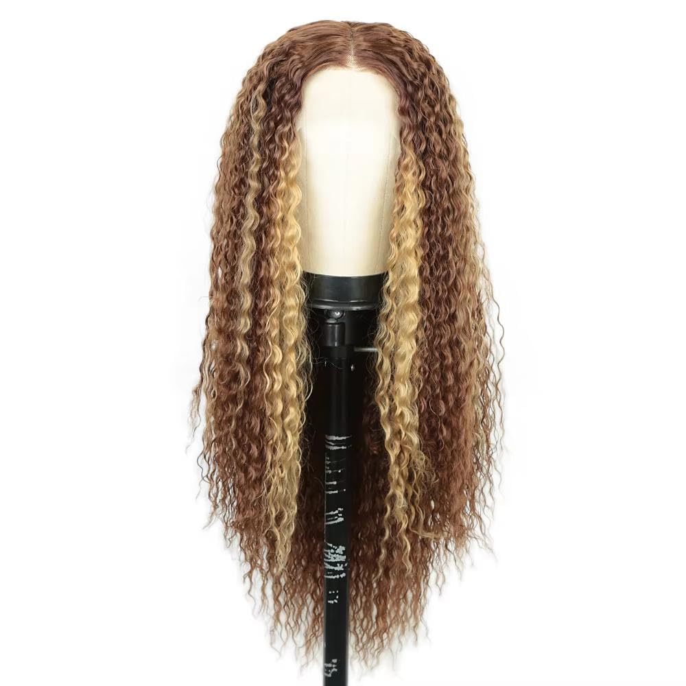 Haarpflege Perücken 13X4x1 Lace-Front-Perücke Für Frauen Hitzebeständige T-Teil-Spitzenperücken(3)