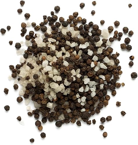 Miniatura 2 de Carmencita. Granos de pimienta negra y sal marina mediterránea. Molinillo gigante. 225g (7.94oz)