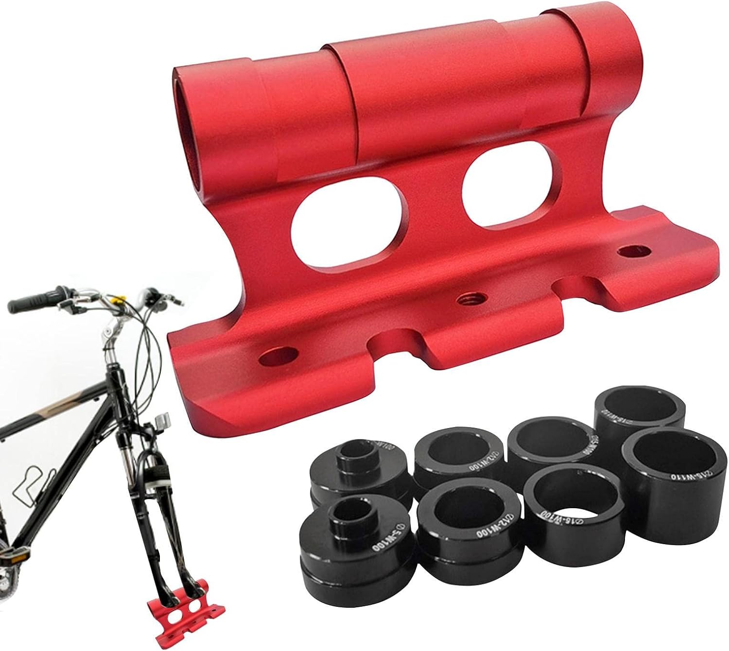 Fork Mount Block, Front Fork Block Mount Carrier Aluminum Alloy