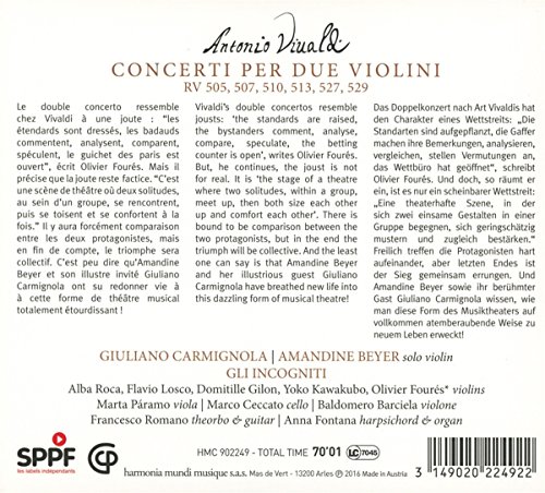 Concerti per Due Violoni (Rv 505, 507, 5