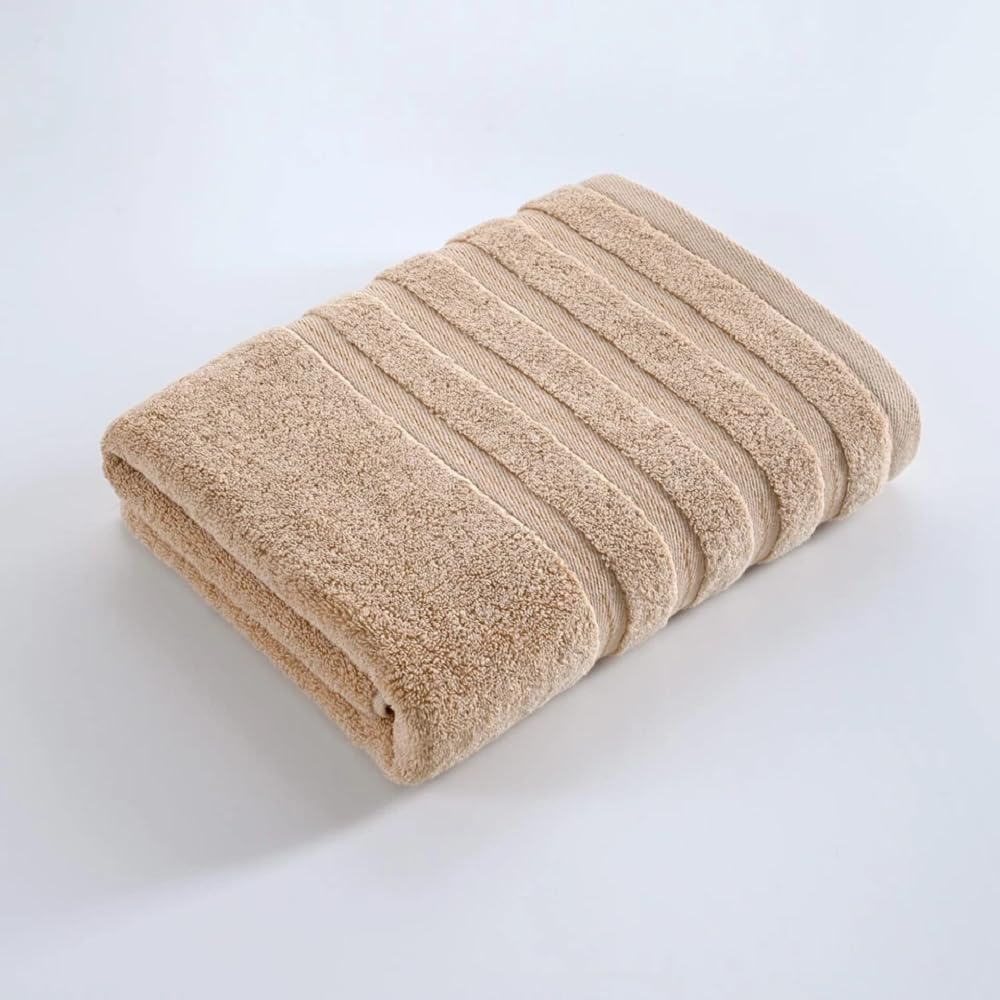 Householdfurnishing Premium Quality Towels 100% Egyptian Cotton 500gsm Hand, Bath, Face & Bath Sheet (Beige, Hand Towel 2 Pcs 50x85 cm)