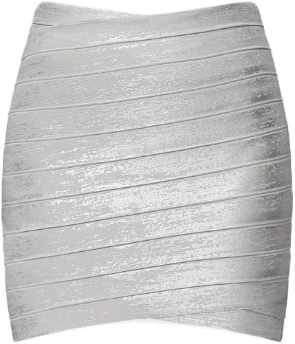 The Metallic Jenna Skirt