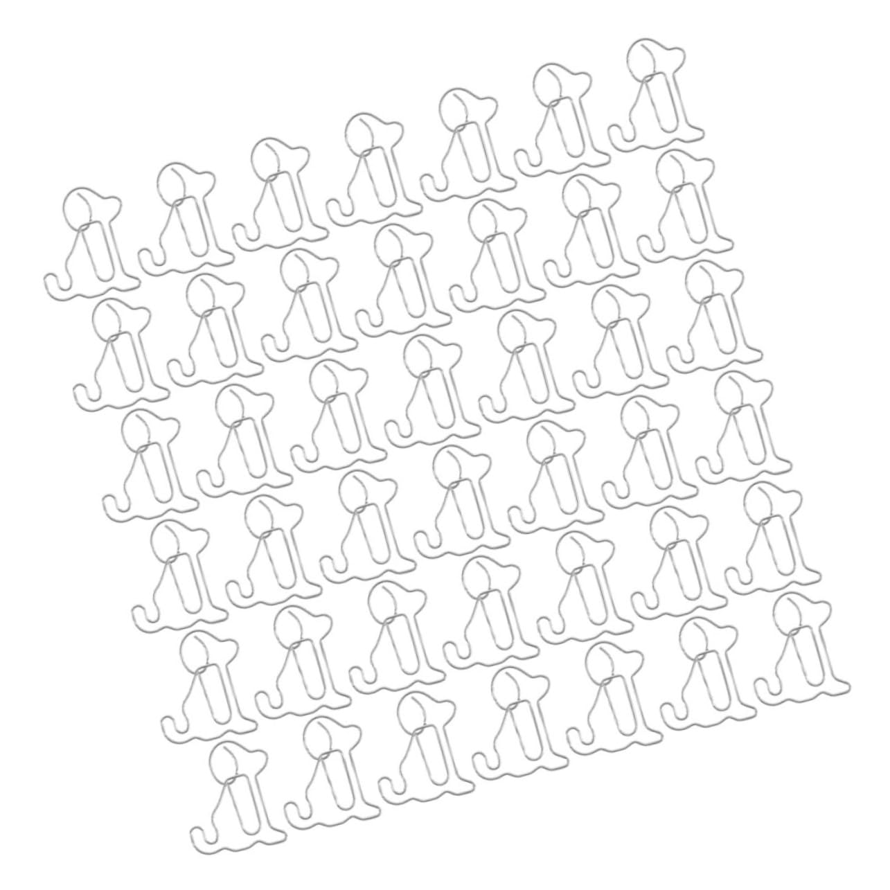 STOBAZA 400pezzi Clips Da Ufficio Forma Di Cane Da Creativi e Decorativi Fermagli Per Documenti Versatili e Riutilizzabili Per Studio e Casa