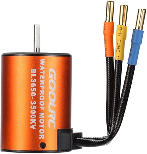 GoolRC 3650 3500 KV impermeable Motor sin escobillas para 1/10 RC coche HSP 94123 Huanqi 727 FS Racing 53625/53632