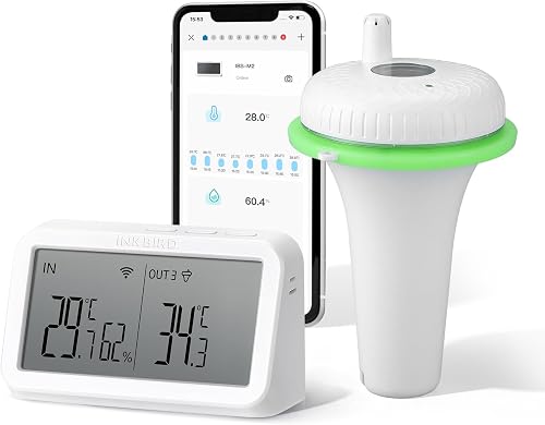 Inkbird Thermomètre Piscine WiFi avec Passerelle, Alerte …