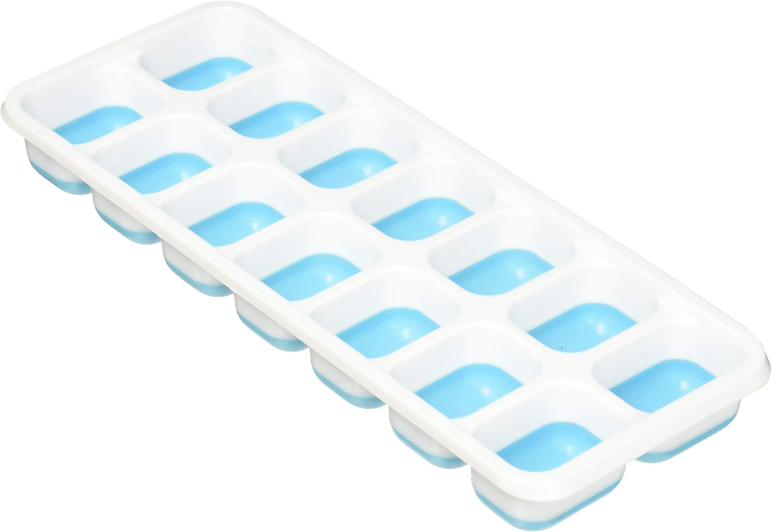 Ice Cube Trays, Silicone Ice Cube Tray with Lids BPA Free, Best Ice Trays with No Spill Cover Flexible and Reusable (4 Pack)