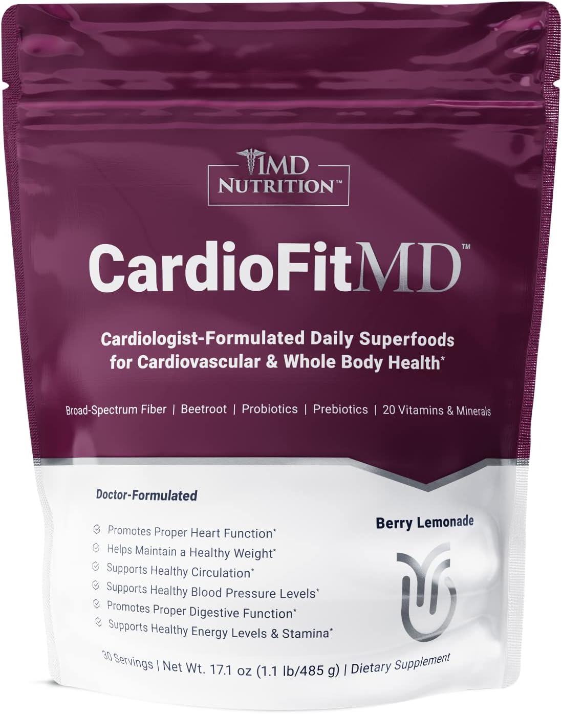 1MD Nutrition CardioFitMD Vegan Beets Superfood Keto