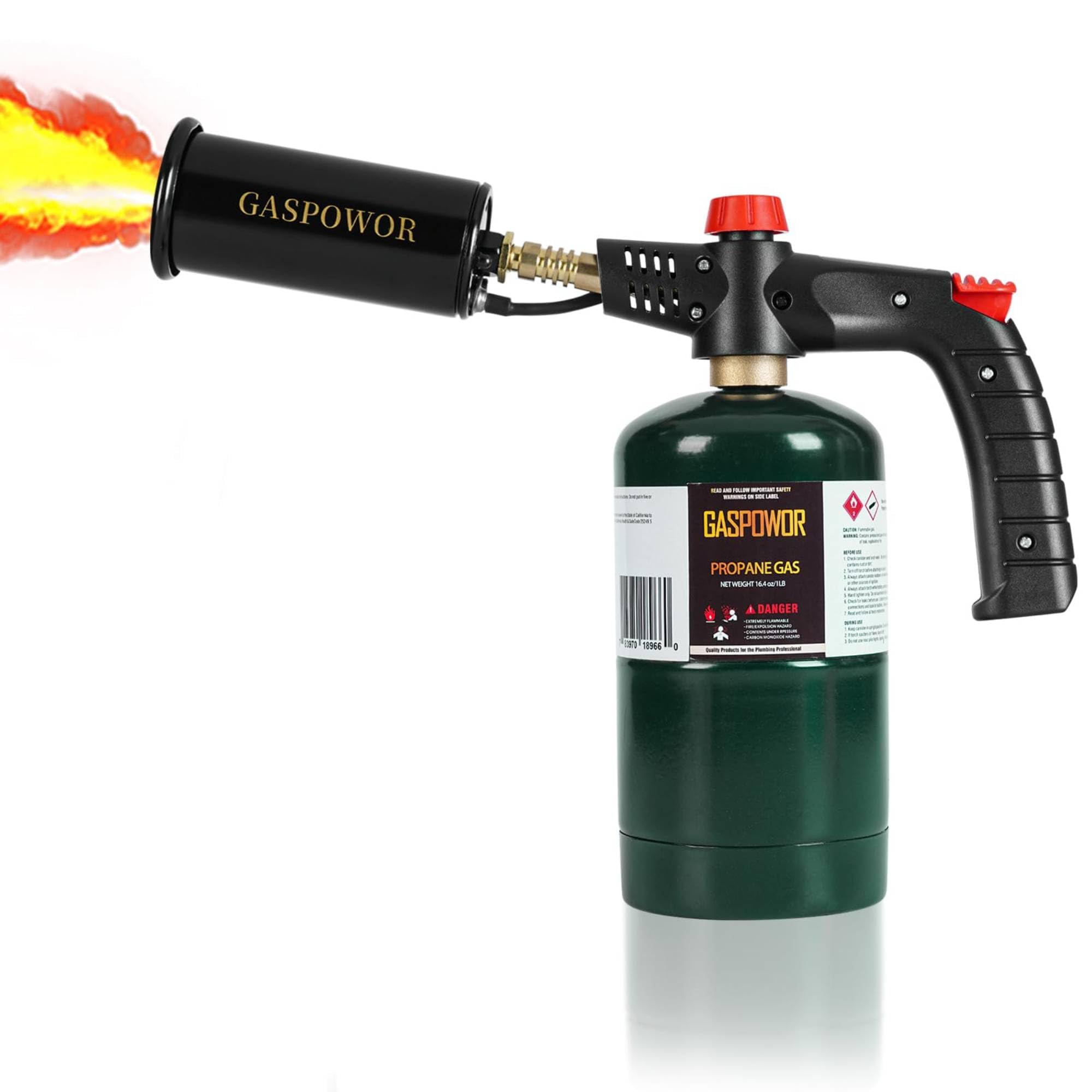 Antorcha de parrilla, encendedor de carbón, antorcha de propano, arrancador de fogata, linterna de cocina, pistola de antorcha de propano, arrancador de carbón (combustible no incluido)