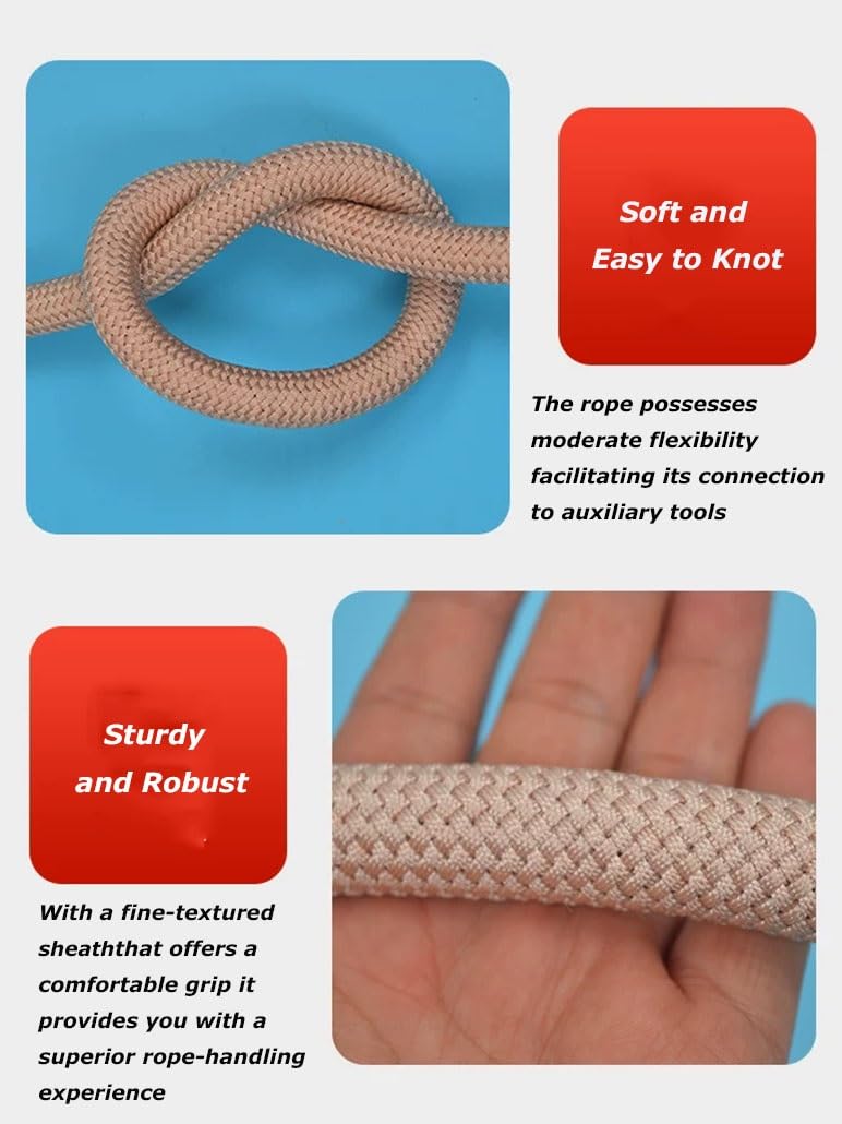 Paracord Seil Aus Reißfester Nylonschnur - 10mm Paracord Schnur - Geeignet Als Allzweckseil & Reepschnur