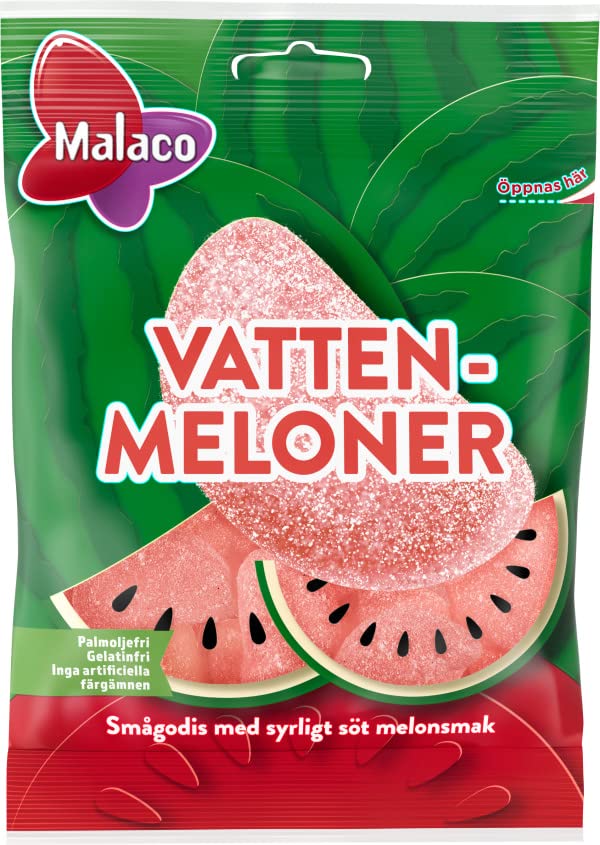 Caramelos Malaco sabor sandía 22 bolsas de 70 g