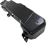 ECOTRIC Heavy Duty Steel Fuel Tank Skid Plate for 2007-2018 Jeep Wrangler JK 2-Door | Black Gas Tank Guard 52059743AJ Replacement