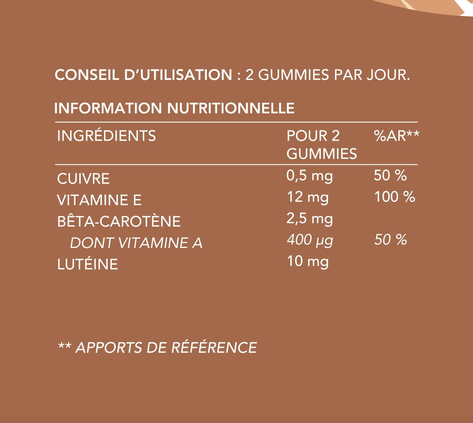 Mium Lab - Gummies Solaire - Complément Alimentaire Bronzage - Prépare la Peau au Soleil, Prolonge & Accélère bronzage - Bêta-carotène, Vit E, Cuivre - Sans Sucres - Cure 63J - Fabriqué en France