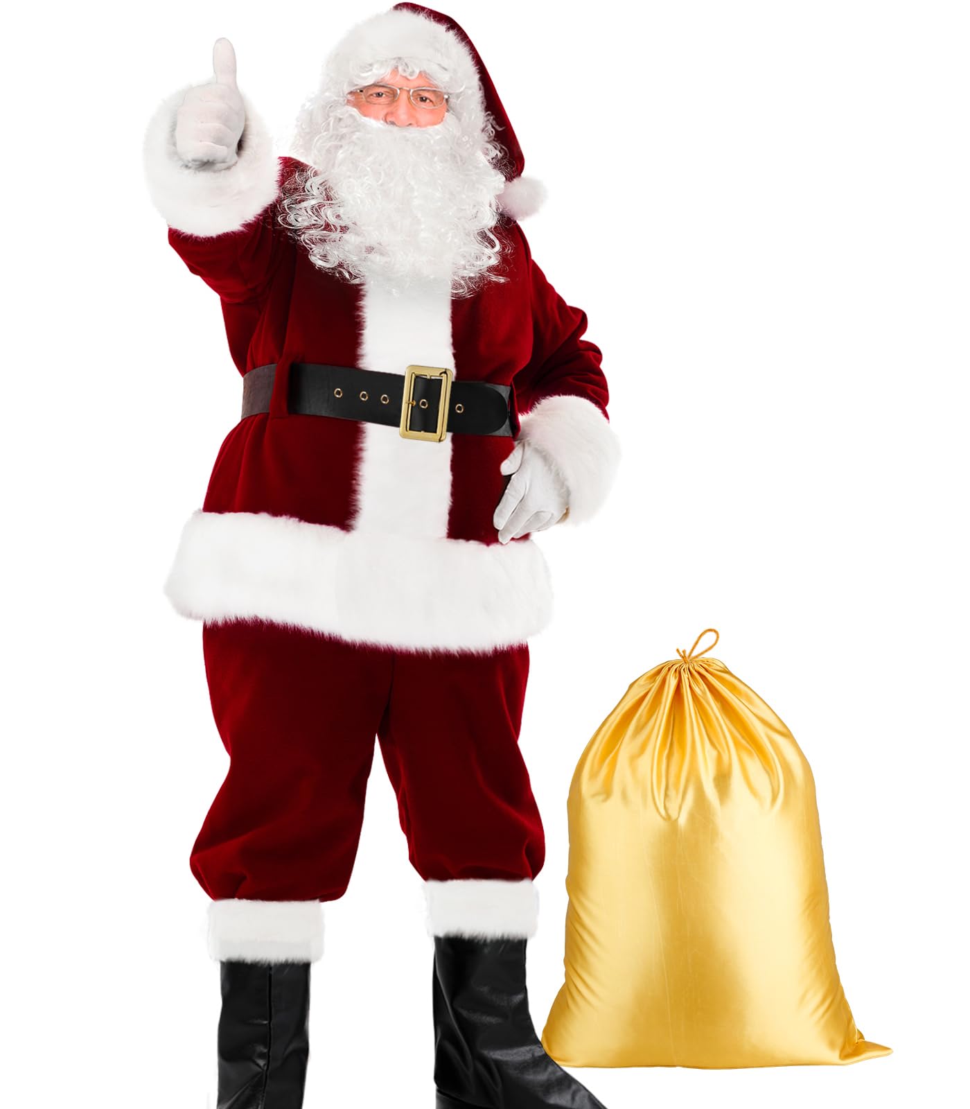 Santa Claus Costume for Men Santa Costume Santa Suit Adults Men Santa Outfit