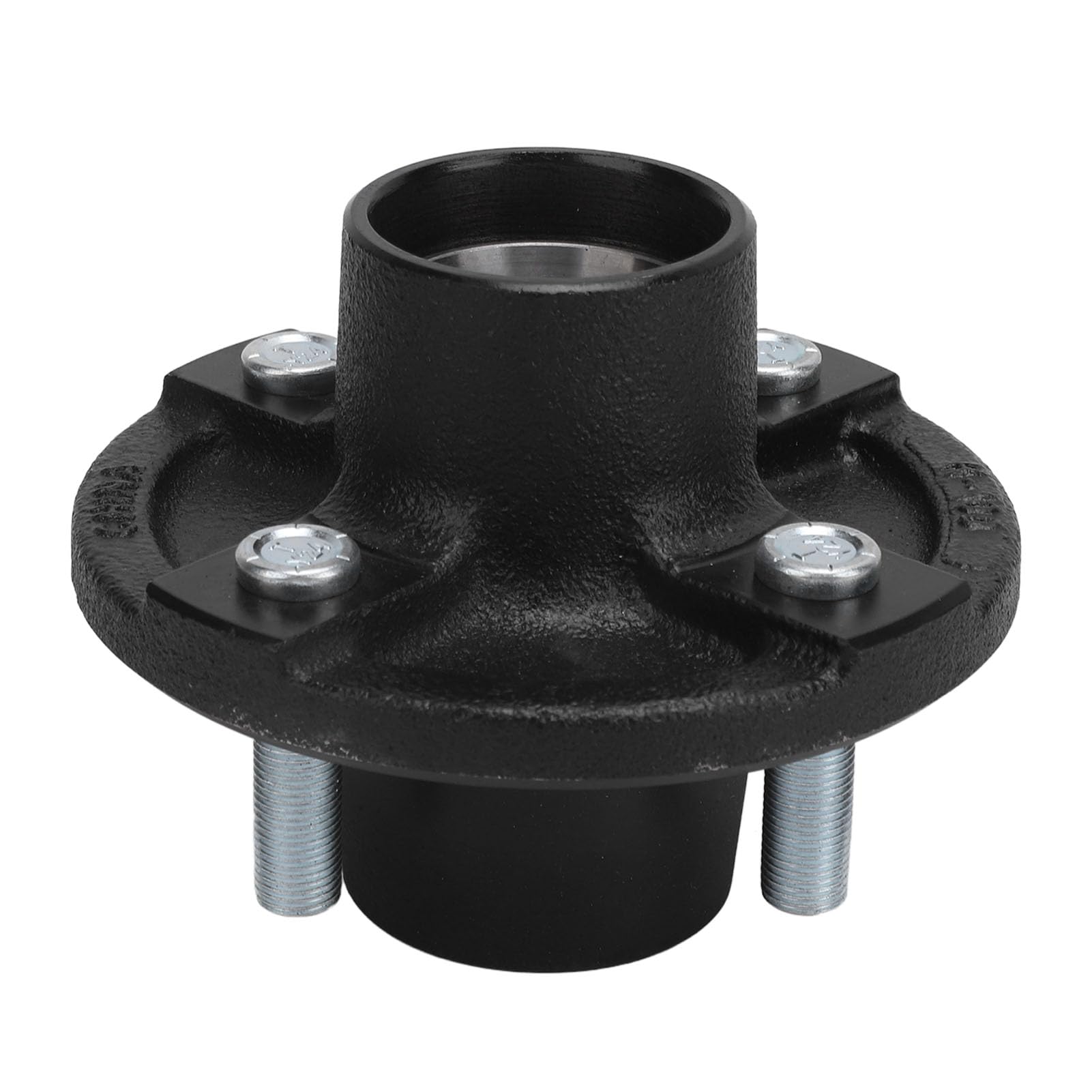 Tbest Kit D'essieu de Remorque Robuste de 2 000 lb, Roulement à Haute Charge, Moyeu de Renvoi à Vis 4 en 4 po, Rond BT8 pour Bateau Cargo