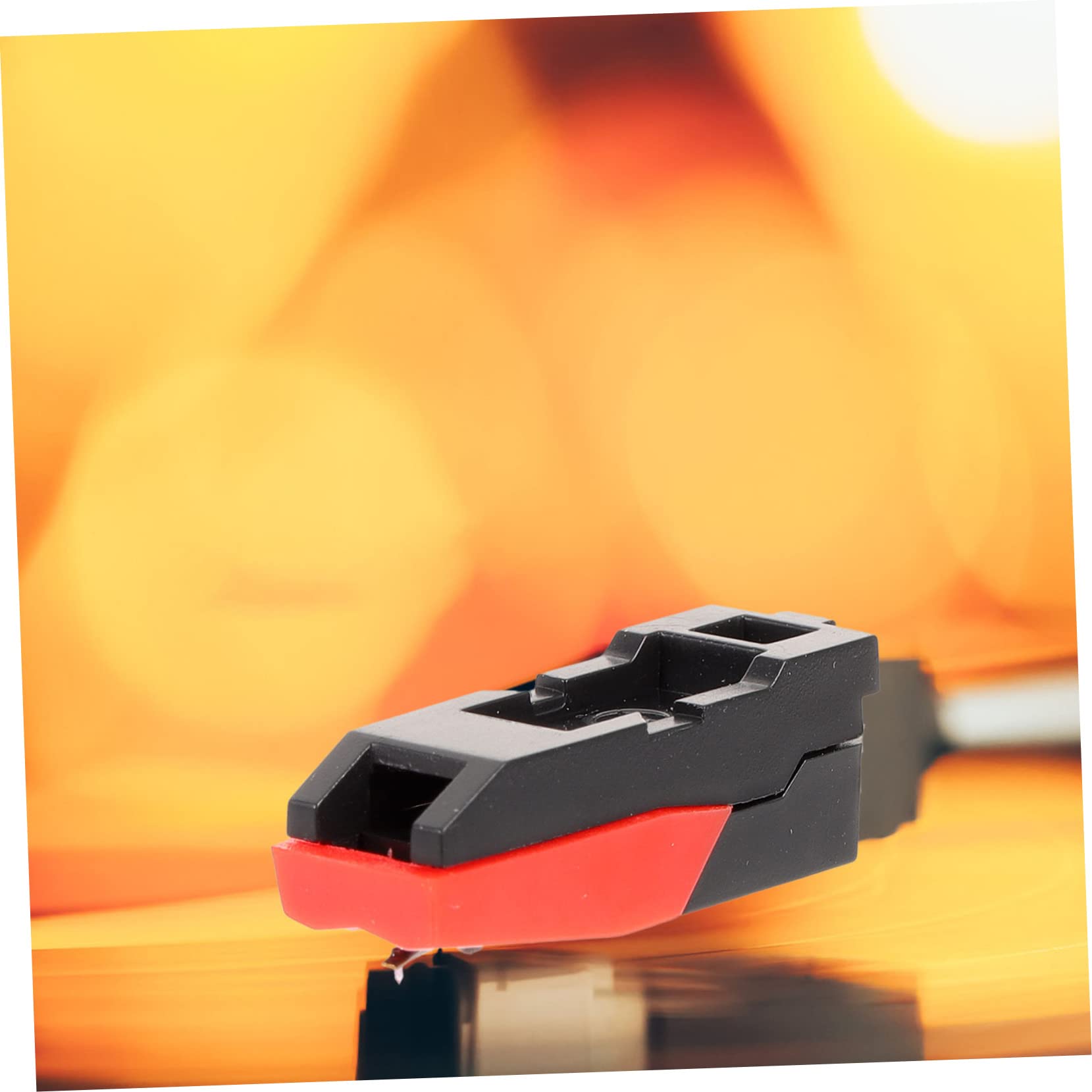 COSMEVIVI 2pcs Record Player Stylus Replacement Gramophone Needle Easy Install Durable Plastic Pickups for Vinyl Turntables