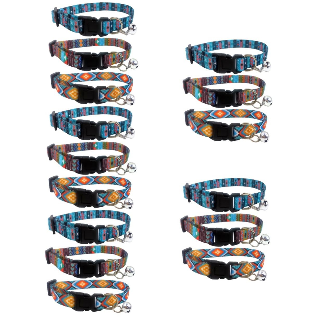 ABOOFAN 5 Set Di Collare Per Gatti Collare Portatile Per Cani Collari Delicati Per Gatti Campanellini Per Gatti Inclusi 3 Pezzi * 5