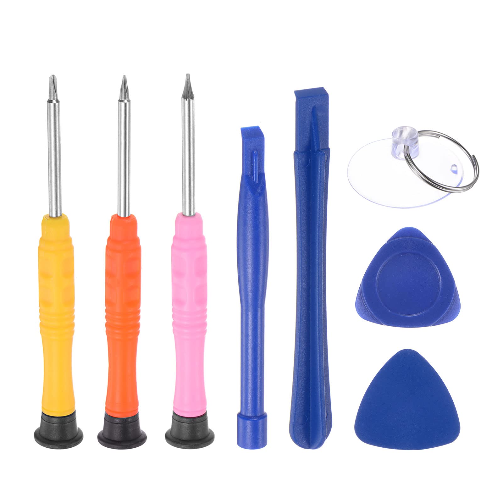uxcell 8 in 1 Electronics Repair Tool Kit with Magnetic Precision Screwdriver Opening Pry Tool for Repairing Mobile