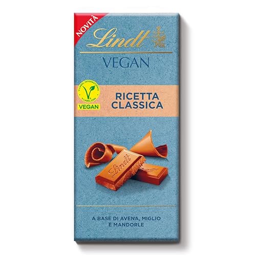 Lindt Tavoletta Vegana Classica, Tavoletta Di Finissimo Cioccolato Vegano Lindt, Formato 100G