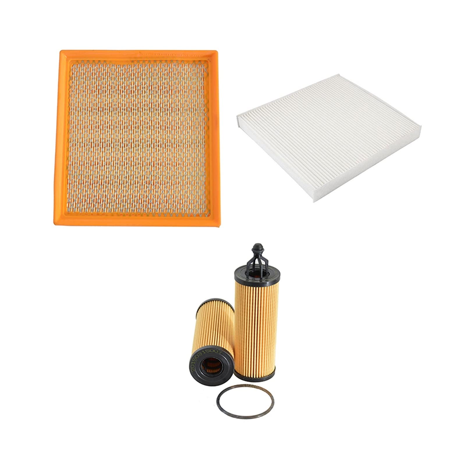 Filtr powietrza samochodowego filtr kabinowy filtr oleju, dla Jeep, Grand Cherokee WK2 3.0L 3.6L 2009-2015 04861756AA 68079487AA 68191349AA Filtr klimatyzacji samochodowej