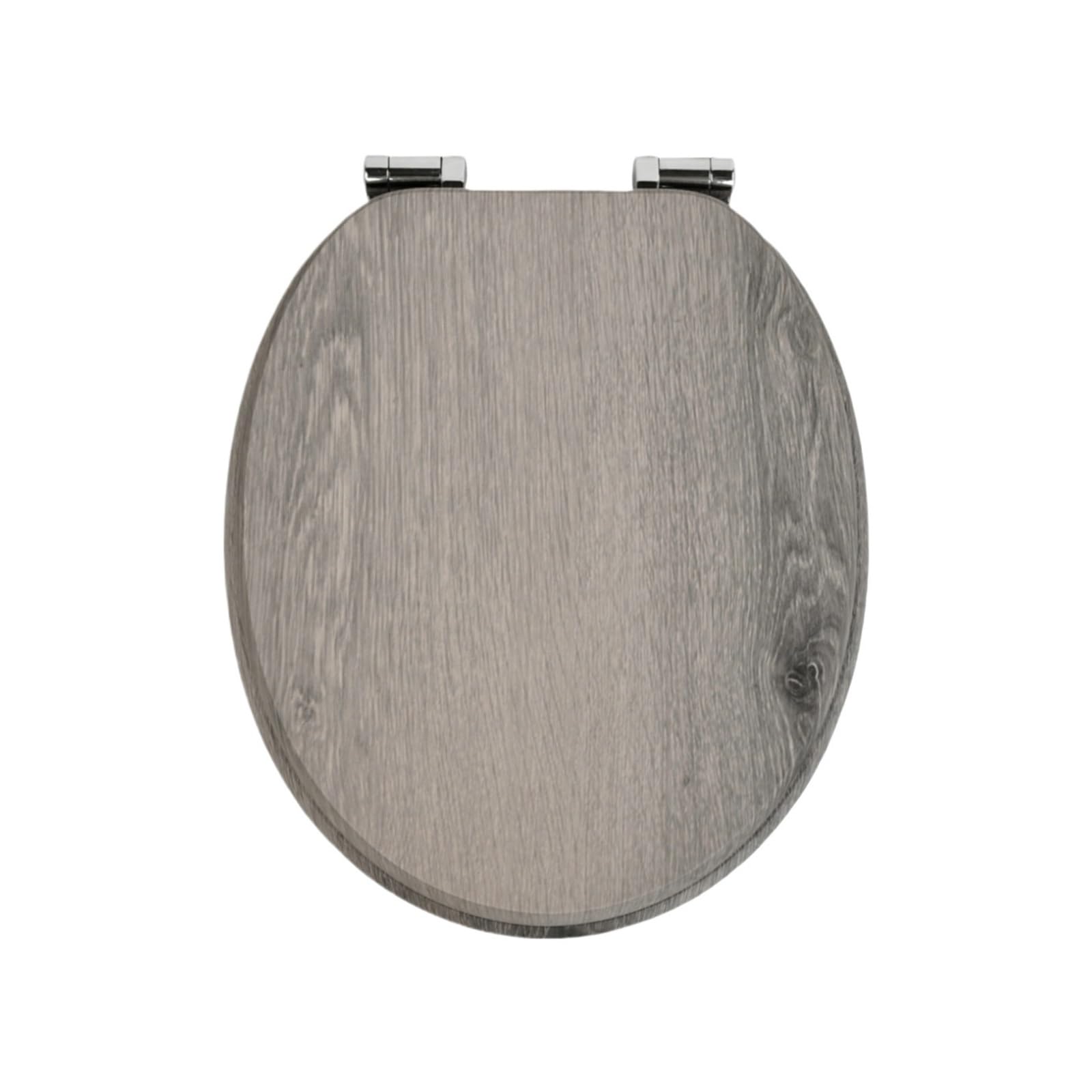 Copriwater Con Abbassamento Automatico Sedile WC Universale In Legno MDF Occhiali Antibatterici Installazione Semplice Robusto E Confortevole