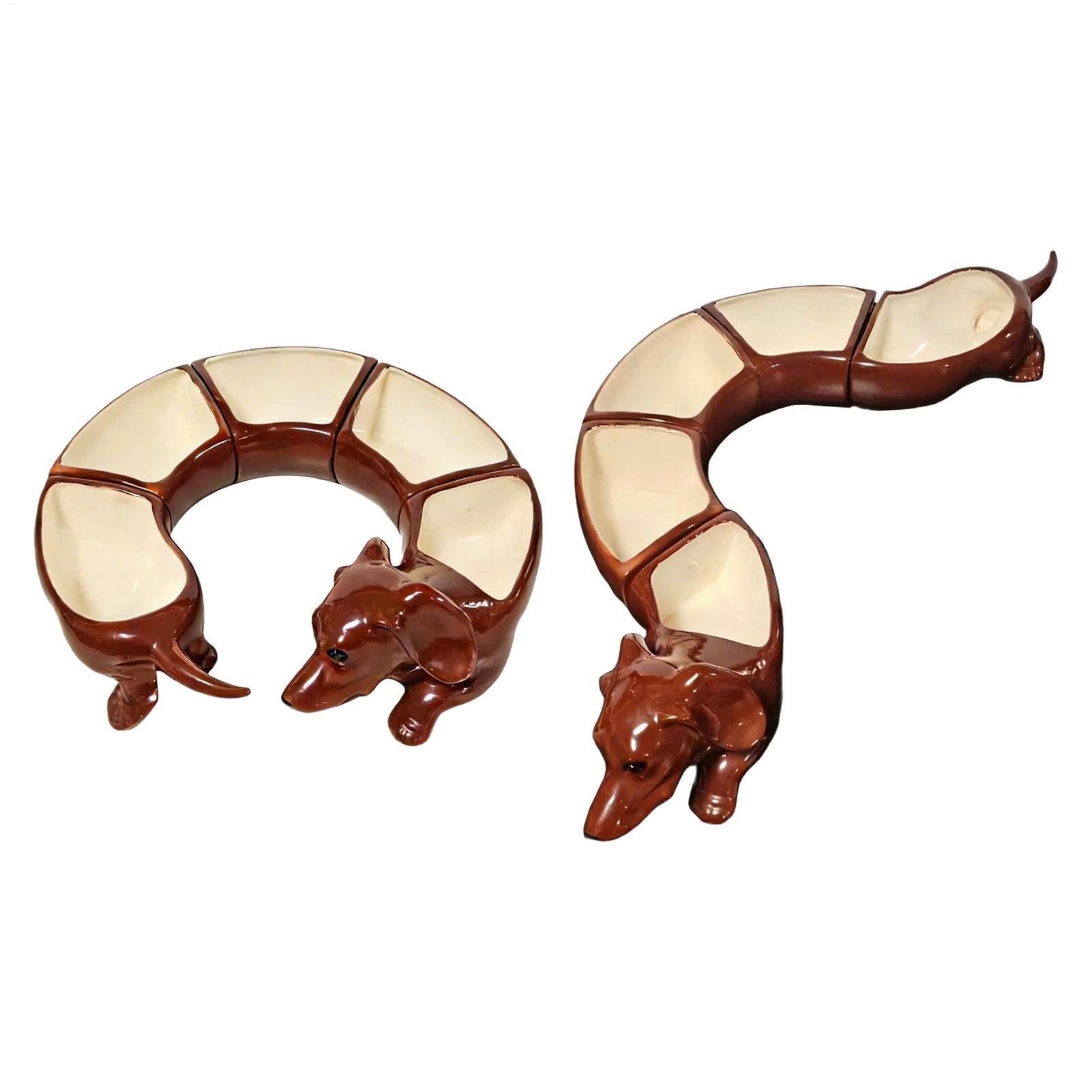 Dachshund Snack Dish 5 Pieces Decorative Cute Snack Bowl