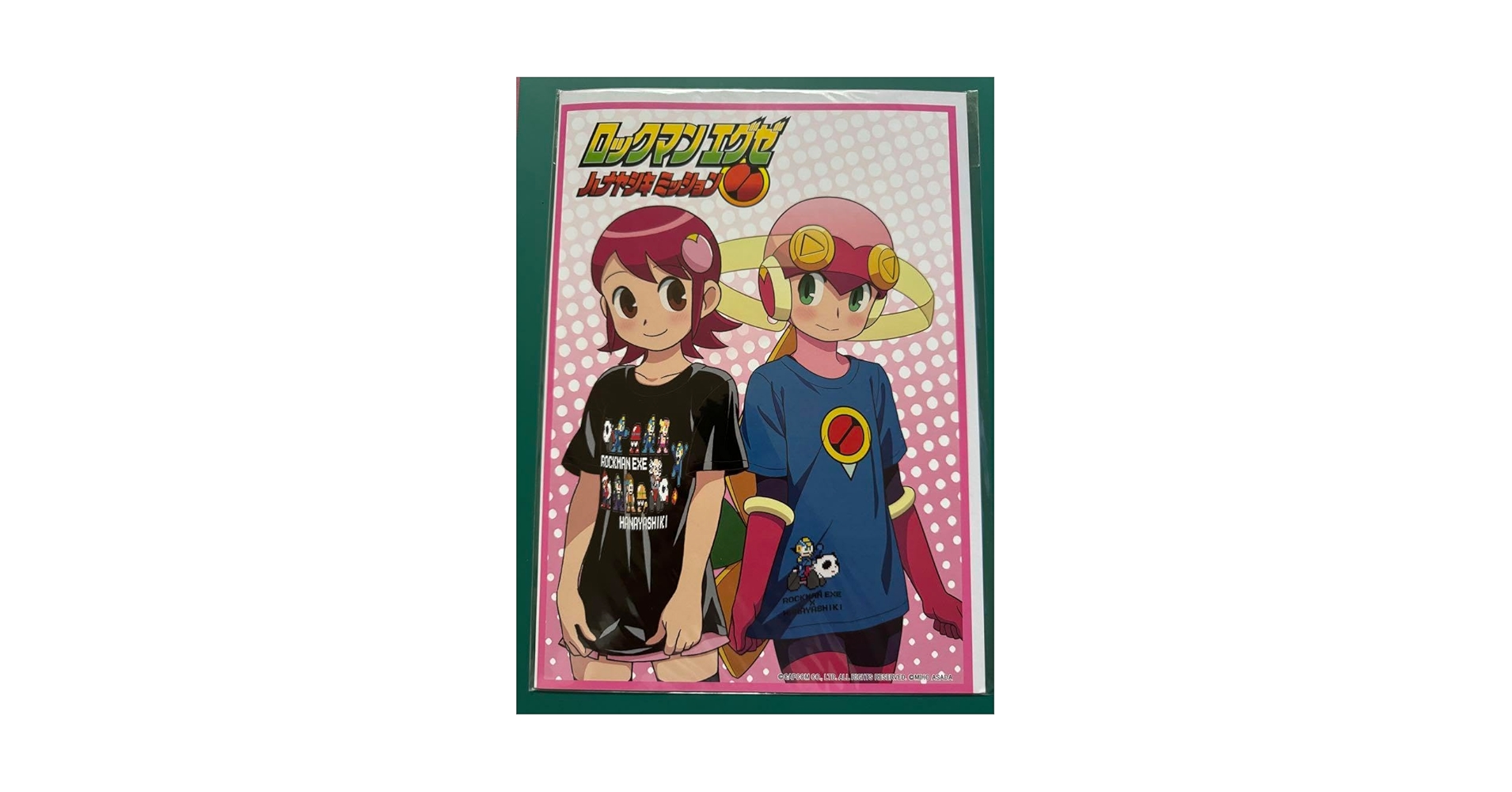 【ちー】ハナヤシキミッション　メイル&ロール　ミニサイズポスター Amazon.co.jp: ロックマンエグゼ ハナヤシキミッション メイル