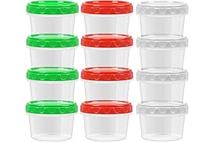 8 oz Food Storage Containers with Lids: Stackable, Space-Saving Solutions