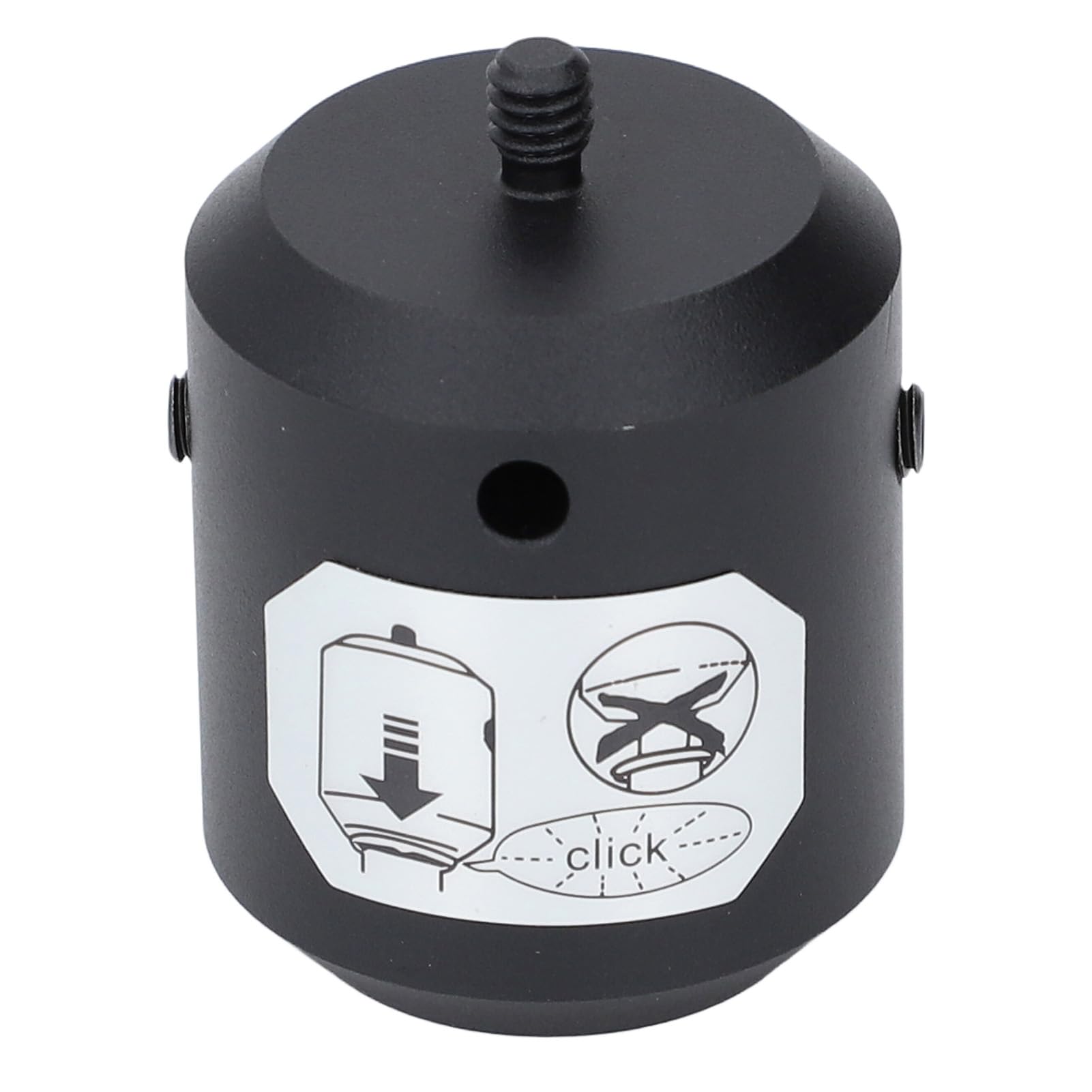 SEAFRONT Adapter Pryzmowy 5/8-11 do 1/4 Cala RTK Adapter do Tyczki Geodezyjnej ze Stopu Aluminium, o Lekkiej Konstrukcji, Tachimetru Statyw z podstawą Pręta Centrującego