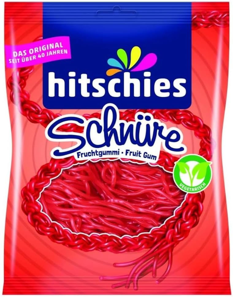 Hitschler Laces Straw Fruitgums 125 G