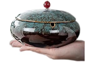 Aesthetic 5.7" Ceramic Ashtray: A Coveted Haven for All Smokers